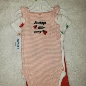 Carter's Baby Girls Ladybug Little Character Set, 3 Piece 3 months